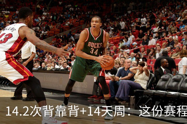 14.2次背靠背+14天周：这份赛程表藏着夺冠密码